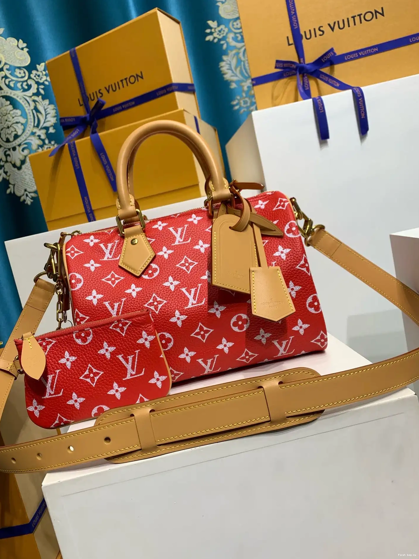 First bag ru VUITTON Speedy 25 LOUIS P9  Bandoulière 0707